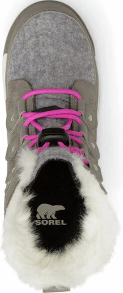 Sorel Whitney II Joan Lace Waterproof Boots - Big Kids|-|Bottes Imperméables à Lacets Whitney II Joan - Grand Enfant -Sorel Sales Store SRL 1979171 7E 7ETop 20Quarry 20 20Bright 20Lavender