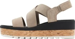 Sorel Cameron Flatform Slingback Wedge Sandals - Women's|-|Sandales Compensées à Bride Arrière Plateforme Cameron - Femme -Sorel Sales Store SRL 1999121 7E 7ESide 20Omega 20Taupe 20 20Sea 20Salt