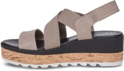 Sorel Cameron Flatform Slingback Wedge Sandals - Women's|-|Sandales Compensées à Bride Arrière Plateforme Cameron - Femme -Sorel Sales Store SRL 1999121 7E 7EStudio 20Side 20Omega 20Taupe 20 20Sea 20Salt