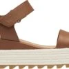 Sorel Cameron Flatform Wedge Sandals - Women's|-|Sandales Compensées à Plateforme Cameron - Femme -Sorel Sales Store SRL 1999471 7EVelvet 20Tan 20 20Chalk