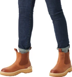 Sorel Hi-Line™ Chelsea Boots - Women's|-|Bottes Hi-Line™ Chelsea - Femme -Sorel Sales Store SRL 2009101 7E 7EDetail 20Scorch 20 20Tawny 20Buff