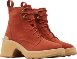 Sorel Hi-Line™ Heel Lace Boots - Women's|-|Bottes à Lacets Hi-Line™ - Femme -Sorel Sales Store SRL 2009141 7E 7EFront 20Warp 20Red 20 20Tawny 20Buff