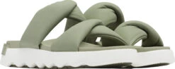 Sorel Viibe Twist Slide Sandals - Women's|-|Sandales à Enfiler Twist Viibe - Femme 39 Sorel Viibe Twist Slide Sandals - Women's|-|Sandales à Enfiler Twist Viibe - Femme -Sorel Sales Store SRL 2039961 7E 7EFront 20Safari 20 20Stone 20Green
