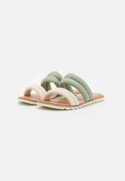 Sorel Ella Puff Slide - Mules - Safari/Chalk -Sorel Sales Store b114e3e9b79a45c1b072603854c4bd88