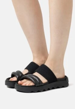 Sorel Viibe Slide - Heeled Mules - Black